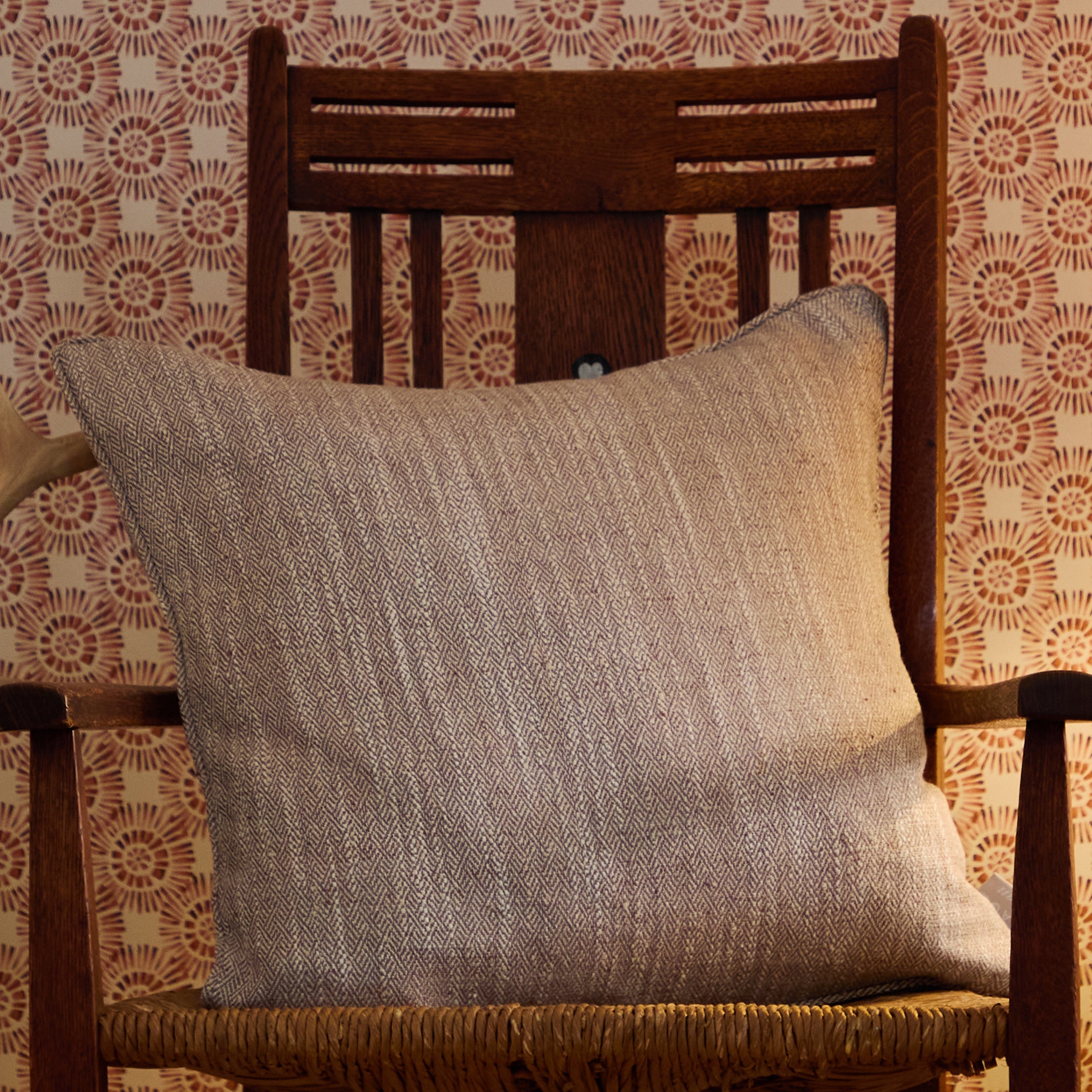 Jedburgh Textured Woven Square Cushion