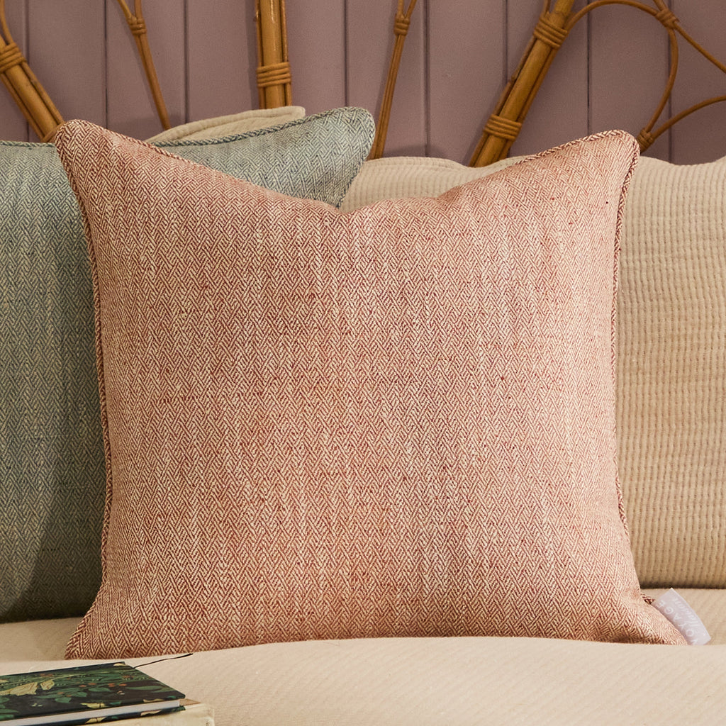Jedburgh Textured Woven Square Cushion
