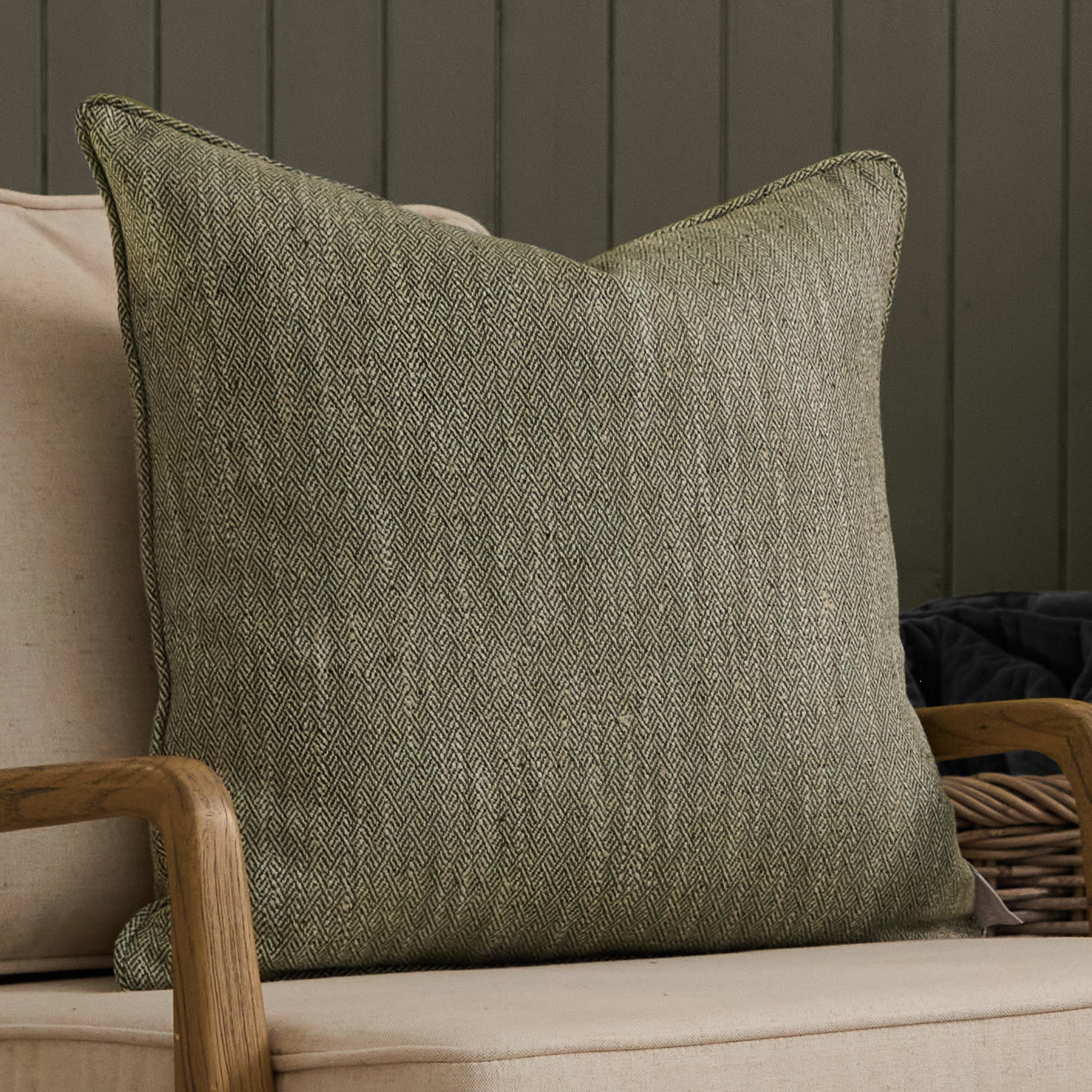 Jedburgh Textured Woven Square Cushion