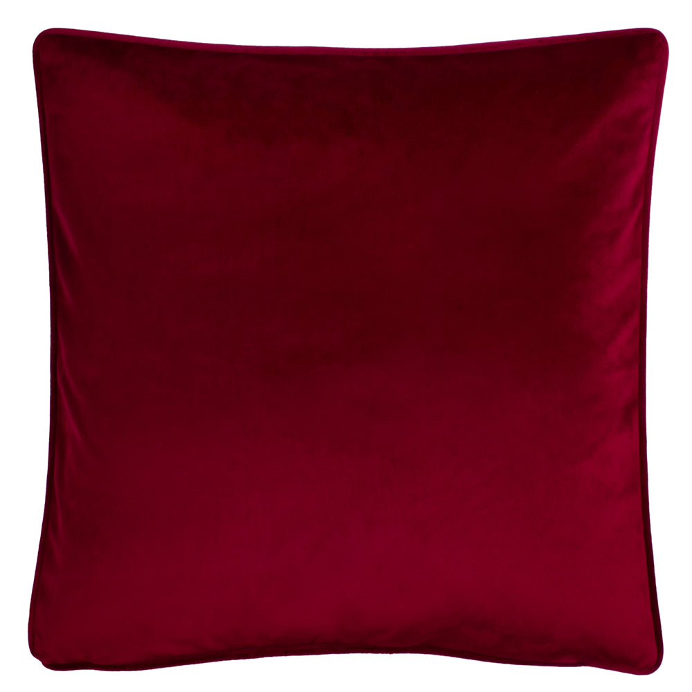 Jolly Santa Let It Snow Cushion Ruby Red