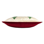 Jolly Santa Let It Snow Cushion Ruby Red