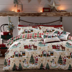 Jolly Santa Christmas Duvet Cover Set