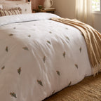 Josephine Embroidered Muslin Duvet Cover Set