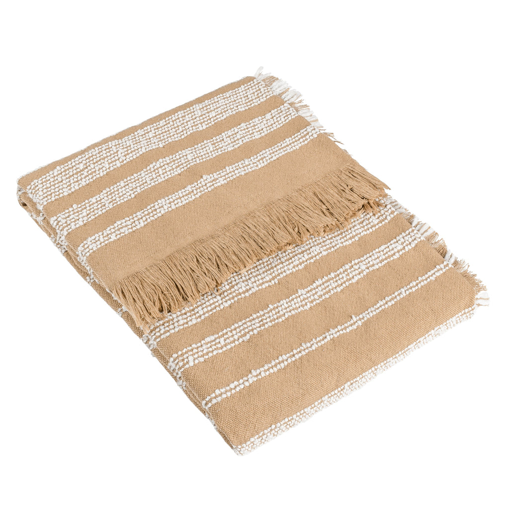 Jour Woven Fringed Throw