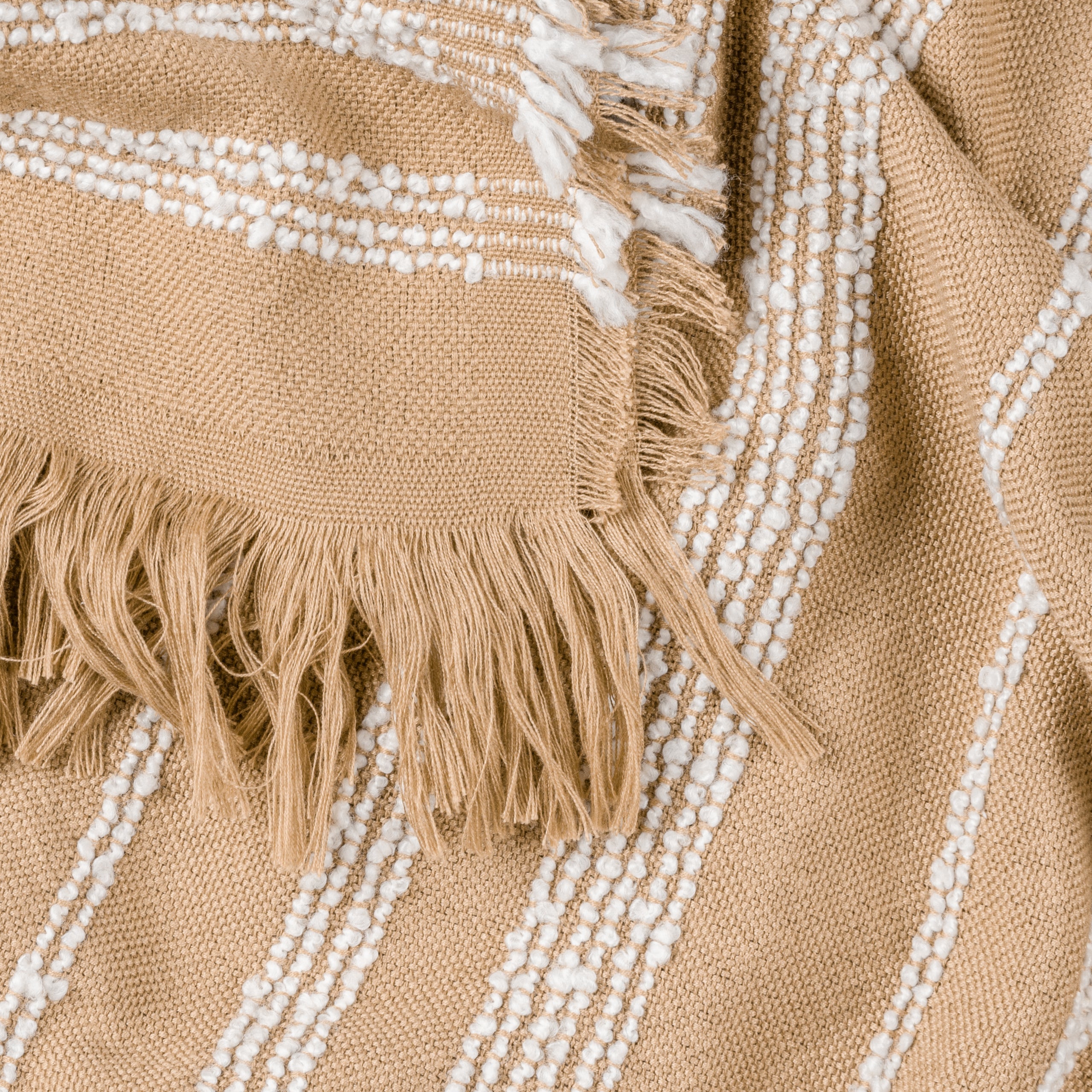 Jour Woven Fringed Throw