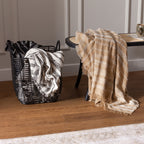 Jour Woven Fringed Throw