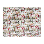 Joy To All Printed Fleece Throw