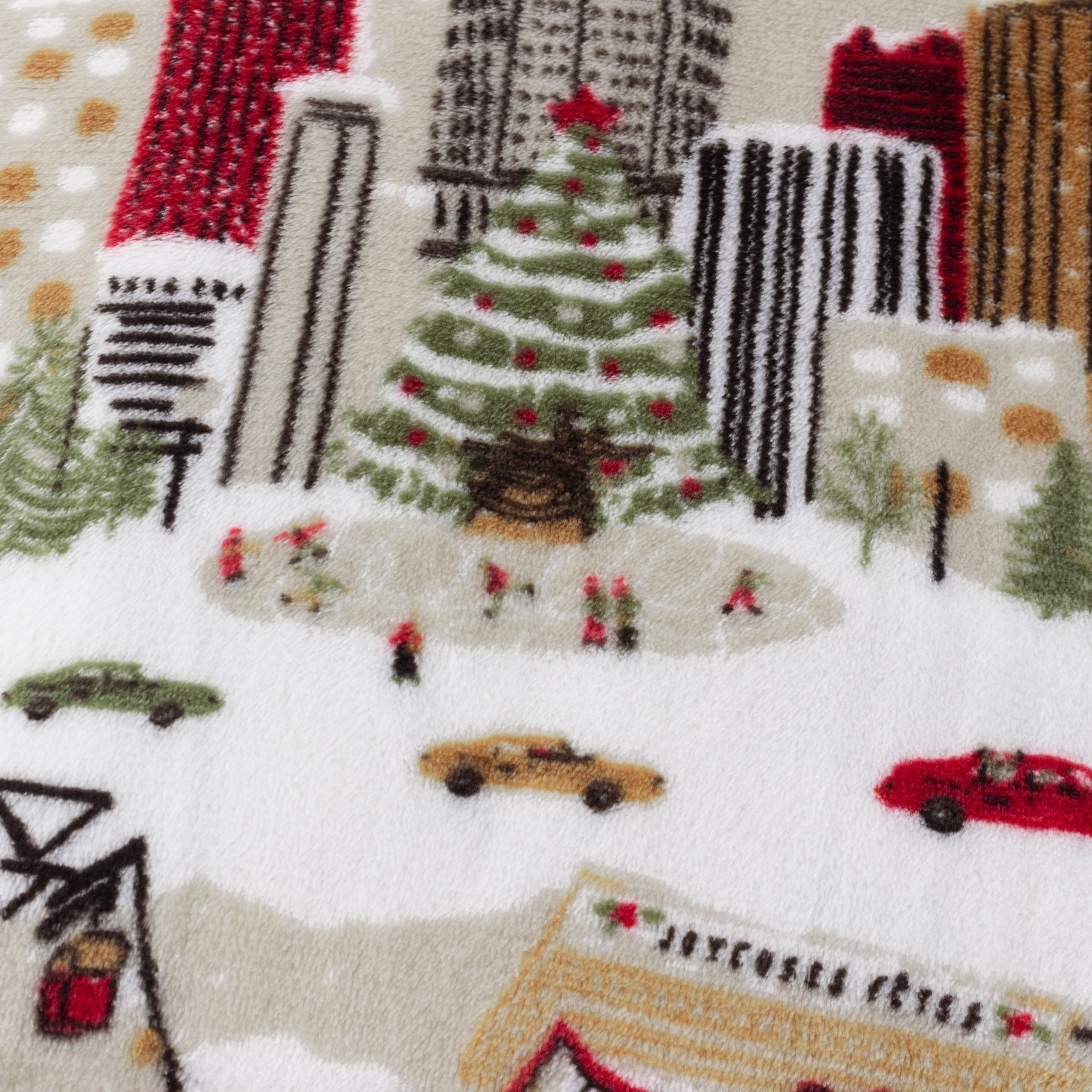 Joy To All Printed Fleece Throw