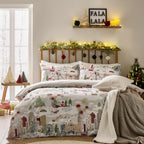 Joy To All Printed Duvet Cover Set