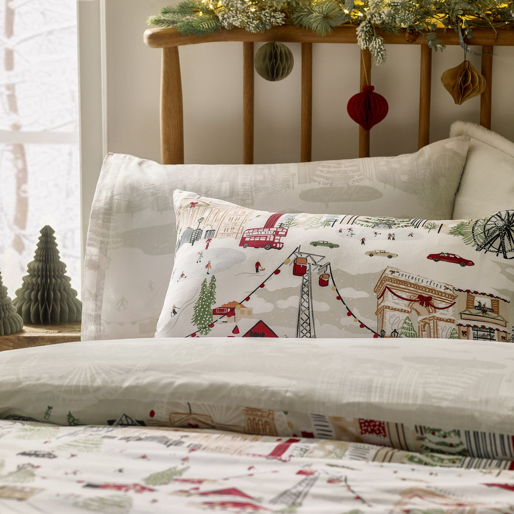 Joy To All Printed Duvet Cover Set
