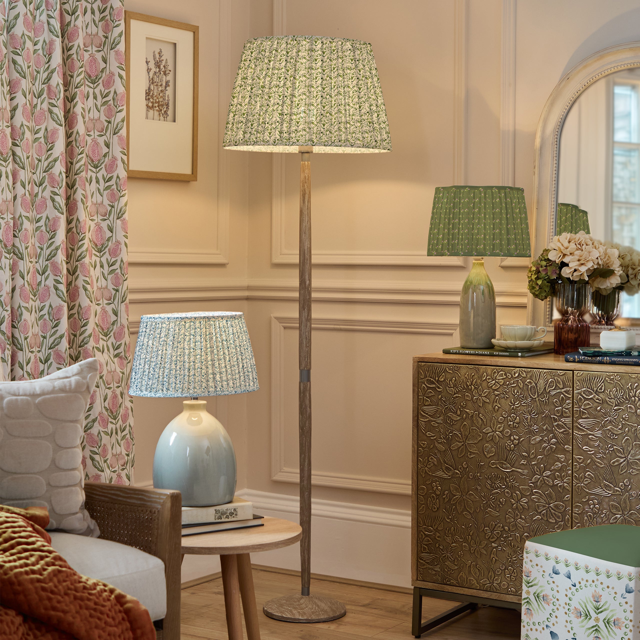 Juna Pleated Tapered Lamp Shade