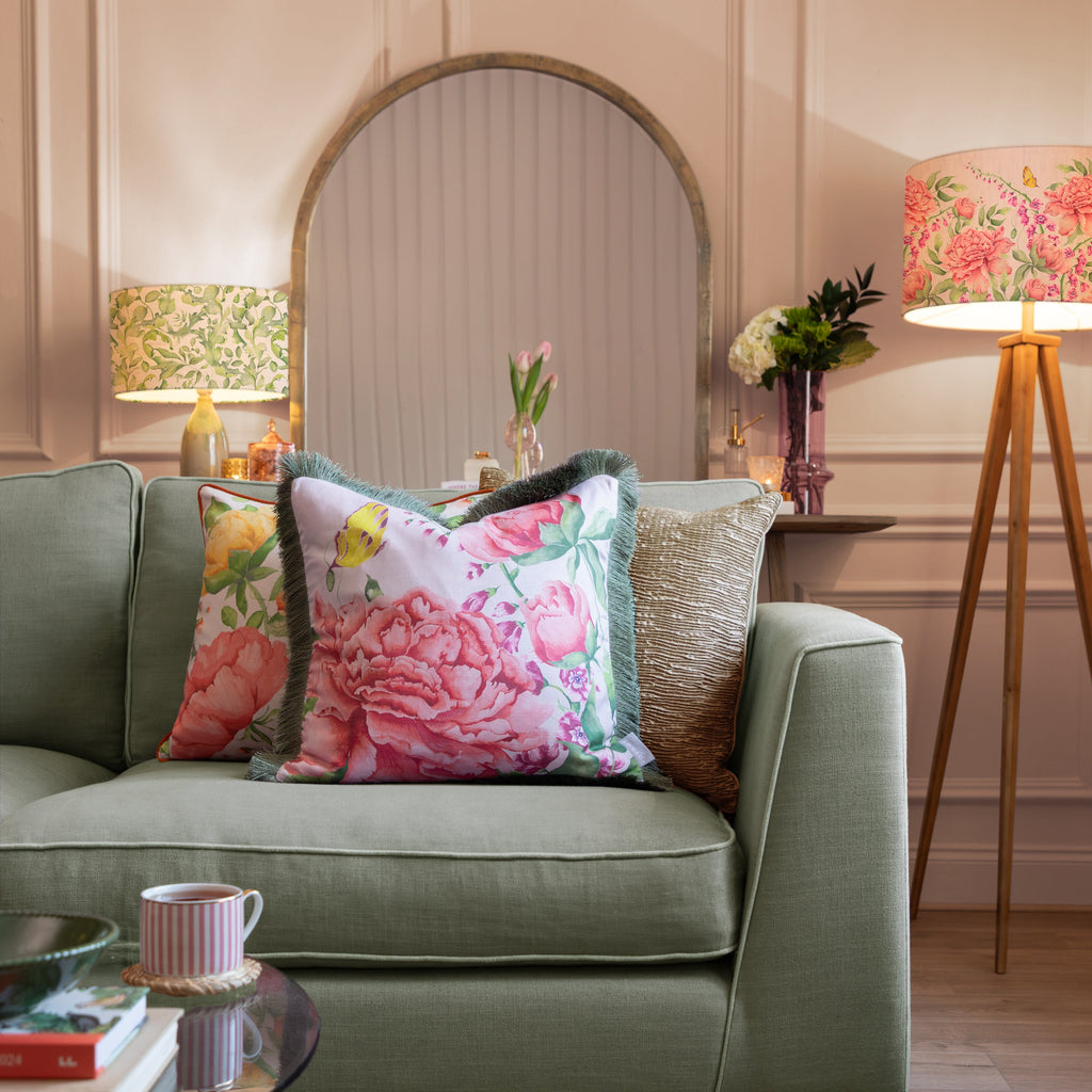 Junelle Printed Ruched Cushion