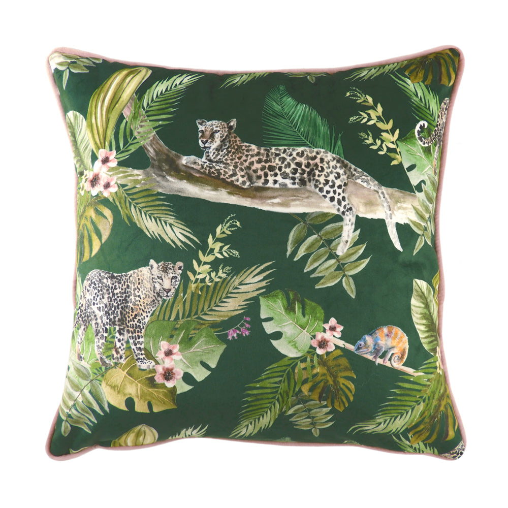 Jungle Leopards Leopard Cushion