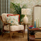 Jungle Serene Printed Piped Cushion