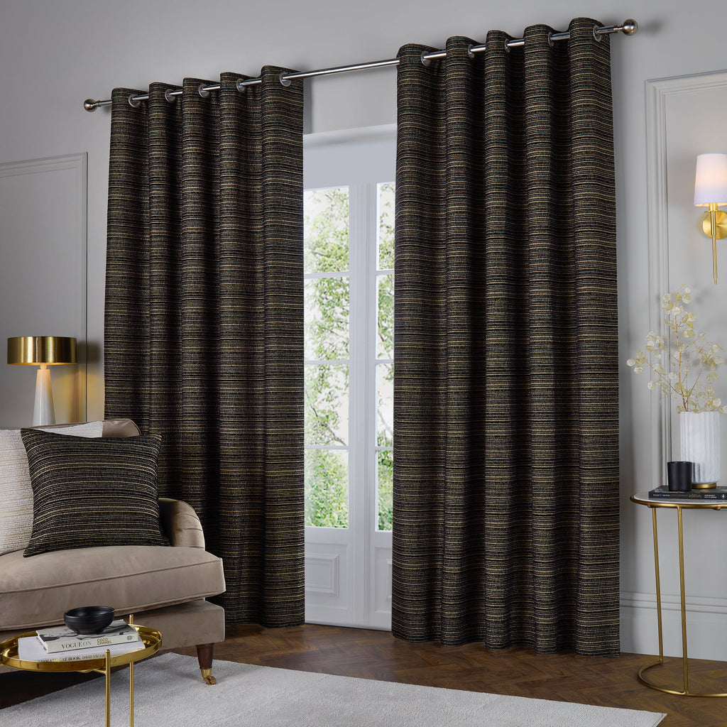 Jupiter Chenille Jacquard Eyelet Curtains