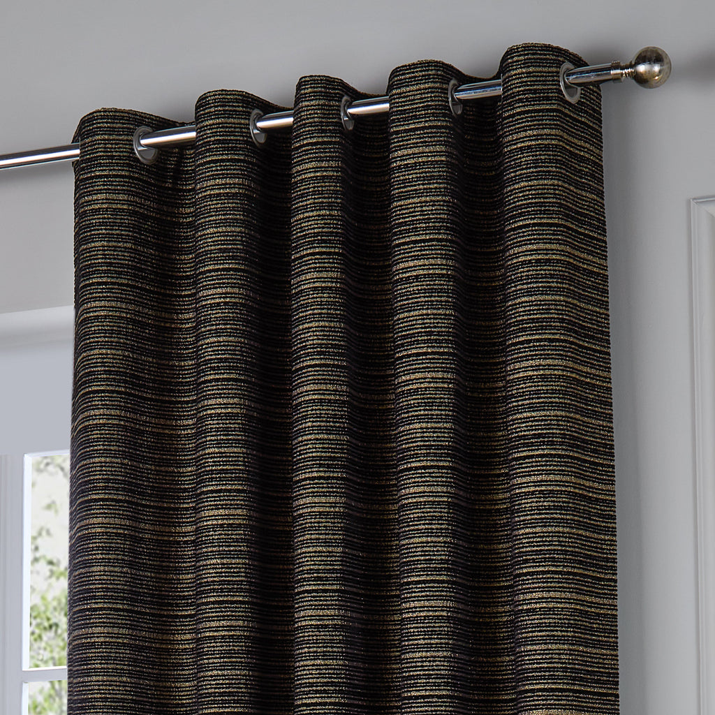 Jupiter Chenille Jacquard Eyelet Curtains