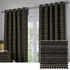 Jupiter Chenille Jacquard Eyelet Curtains