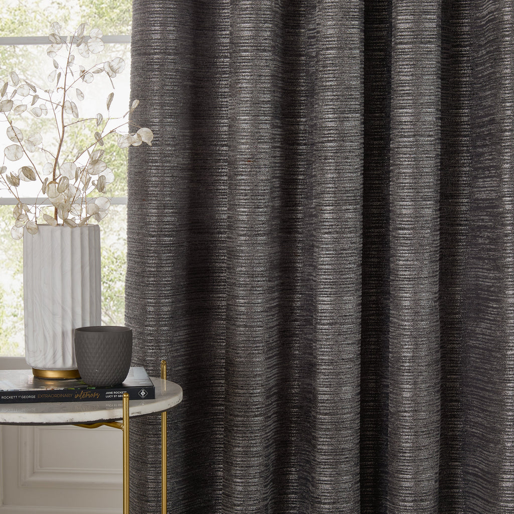 Jupiter Chenille Jacquard Eyelet Curtains