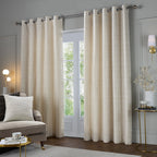 Jupiter Chenille Jacquard Eyelet Curtains