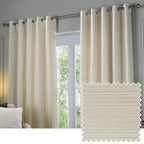 Jupiter Chenille Jacquard Eyelet Curtains