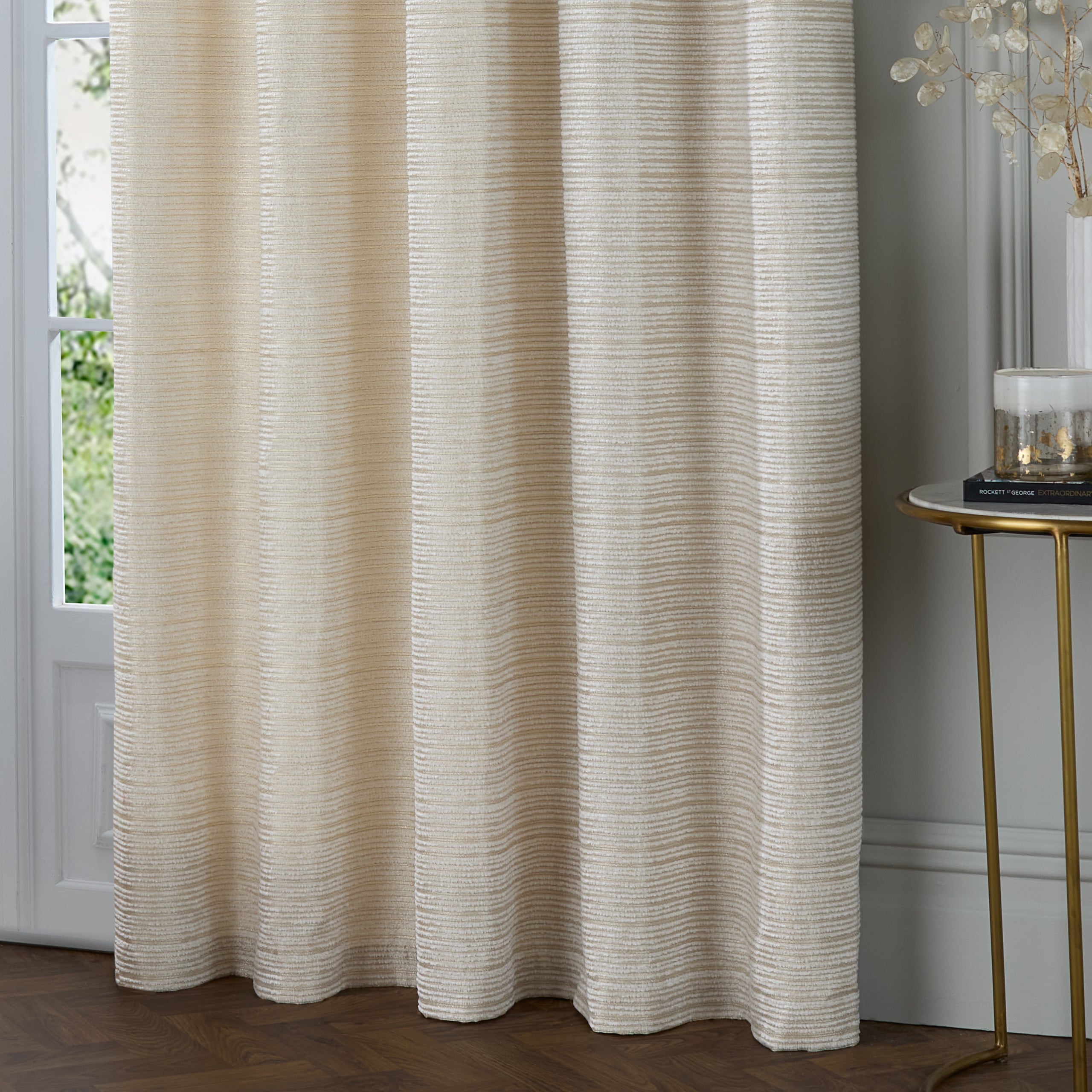 Jupiter Chenille Jacquard Eyelet Curtains
