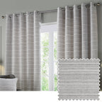 Jupiter Chenille Jacquard Eyelet Curtains
