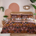 Kaihalulu Floral Printed Reversible Duvet Cover Set