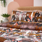 Kaihalulu Floral Printed Reversible Duvet Cover Set