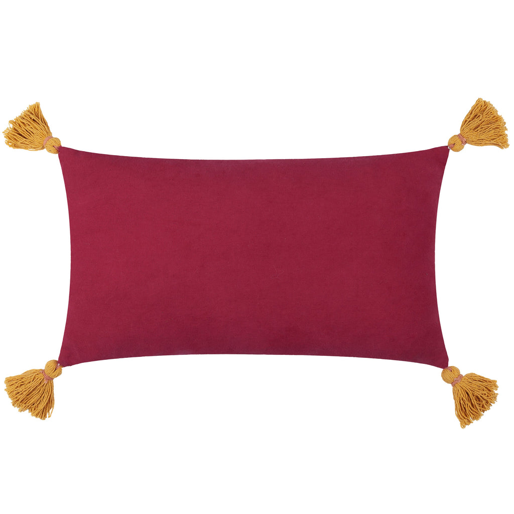 Kalahari Embroidered Velvet Cushion