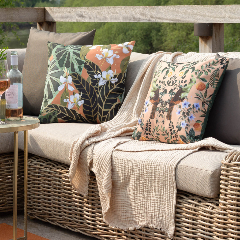 Kali Leaves Outdoor Cushion