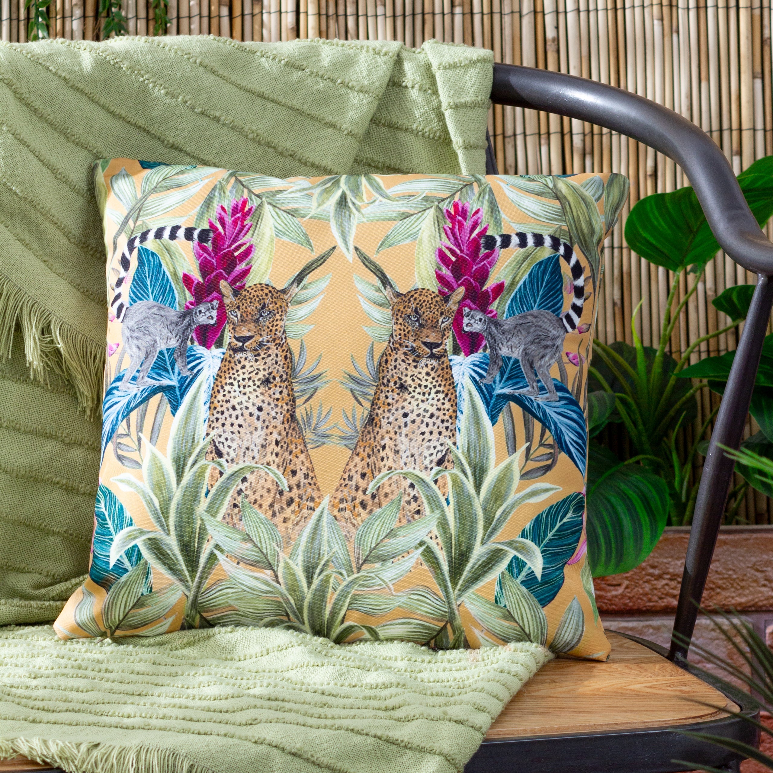 Kali Leopards Outdoor Cushion