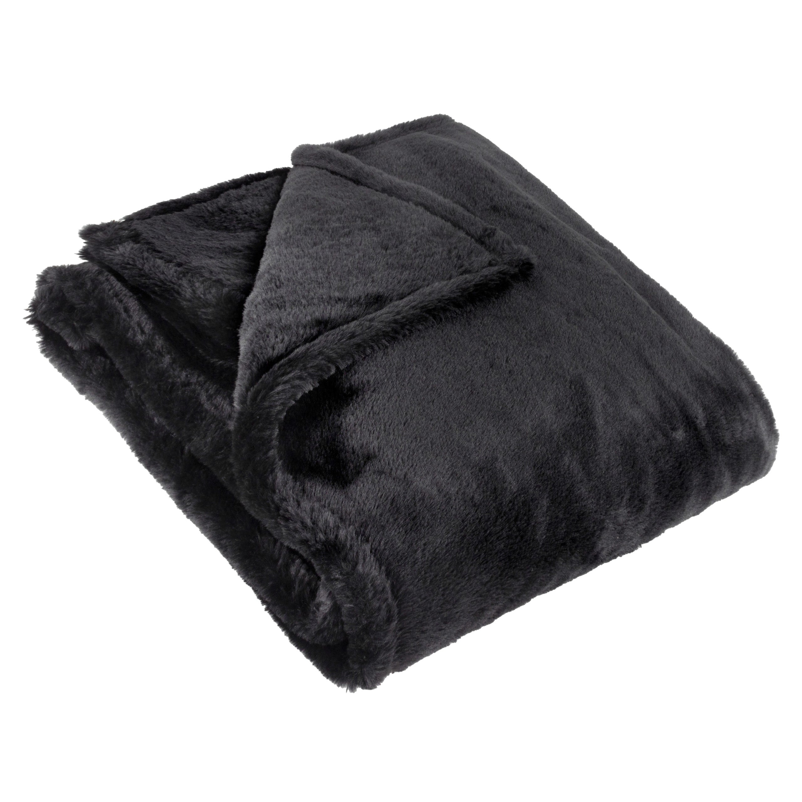 Kallu Double-Sided Faux-Fur Throw