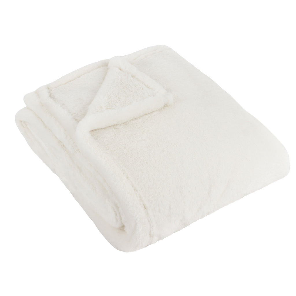 Kallu Double-Sided Faux-Fur Throw