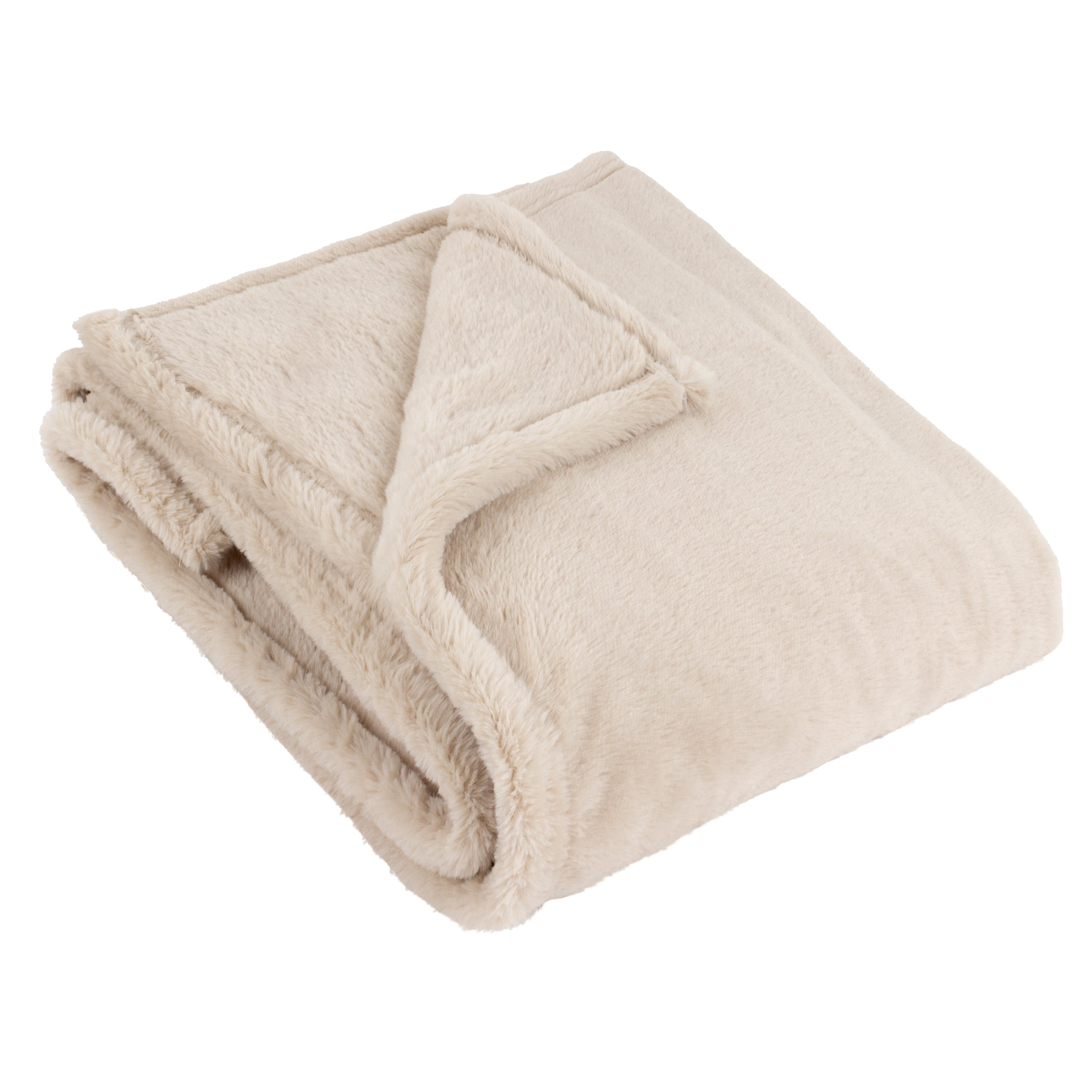 Kallu Double-Sided Faux-Fur Throw
