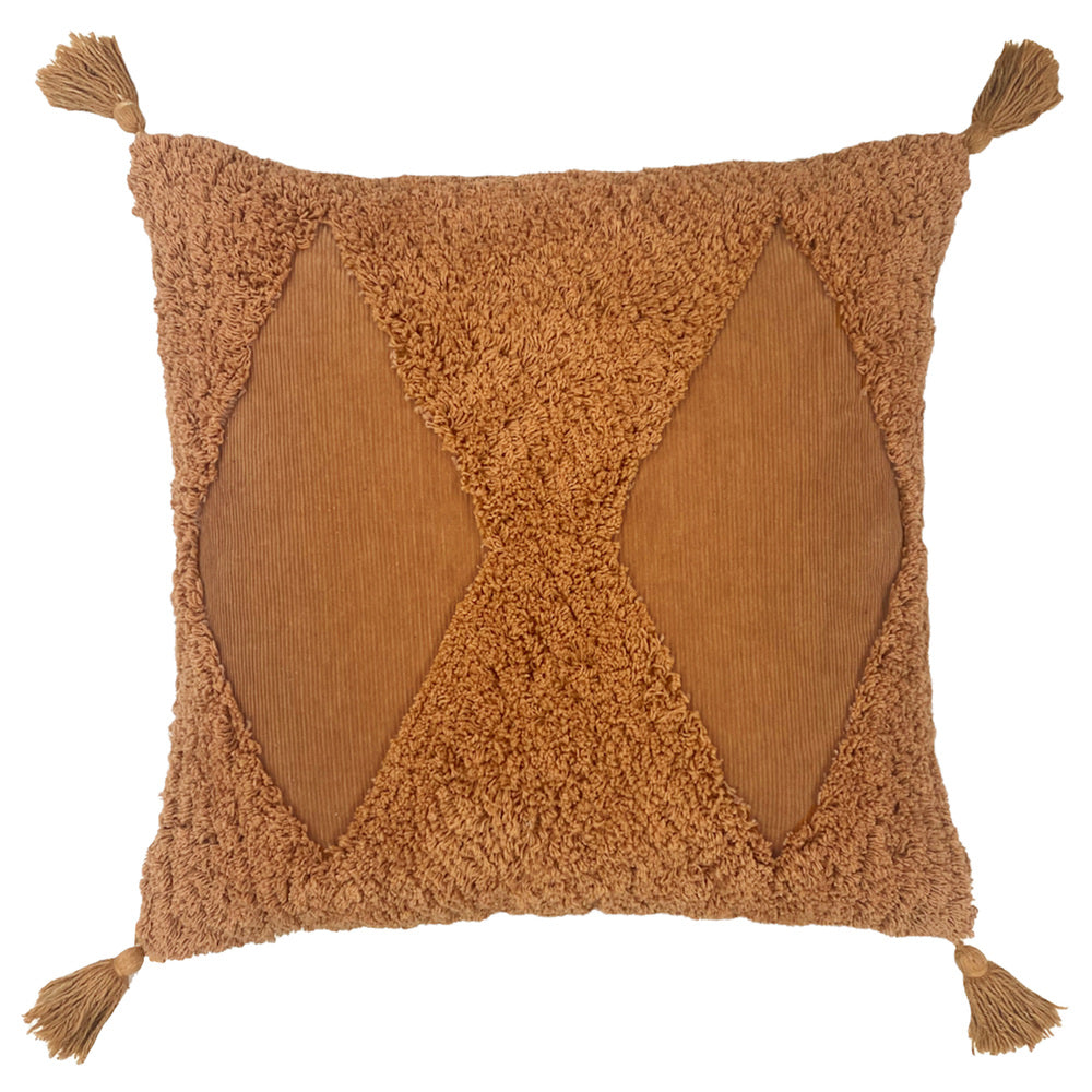 Kantha Tufted Diamond Cushion