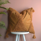 Kantha Tufted Diamond Cushion