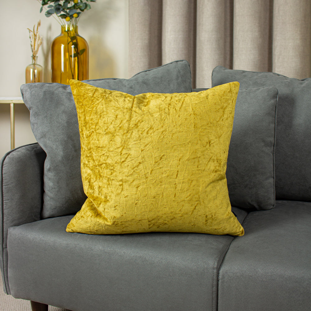 Kassaro Crushed Velvet Cushion
