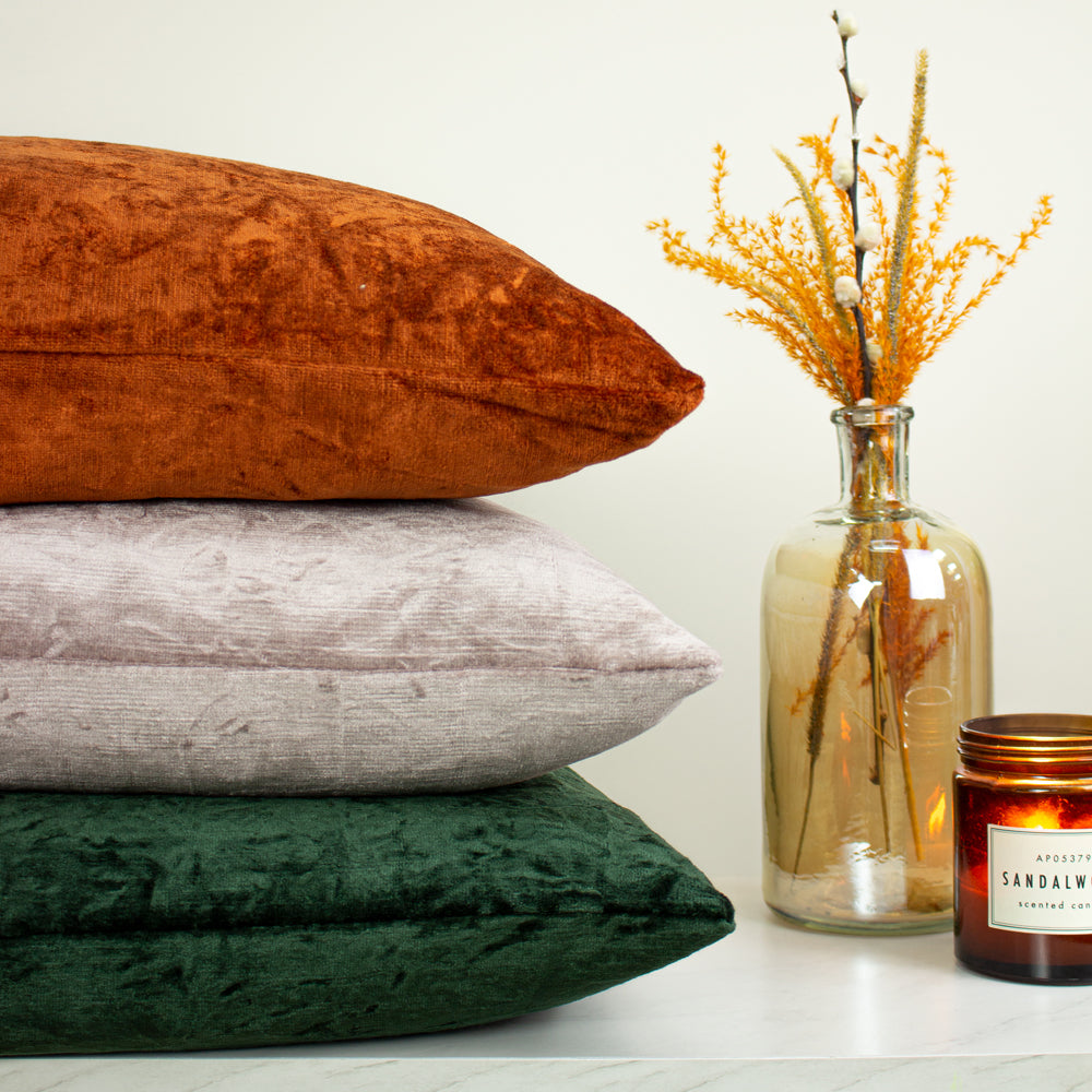 Kassaro Crushed Velvet Cushion