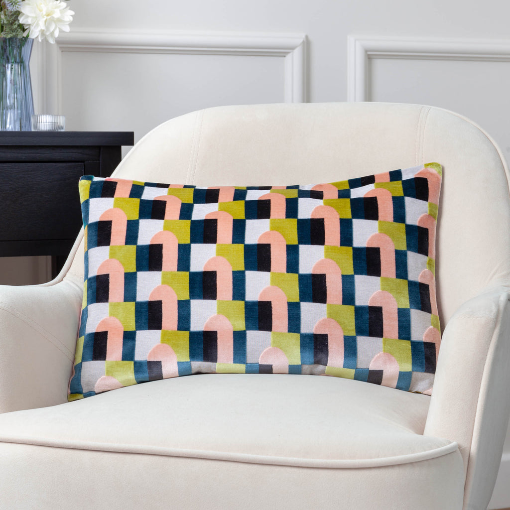 Keela Cut Velvet Cushion