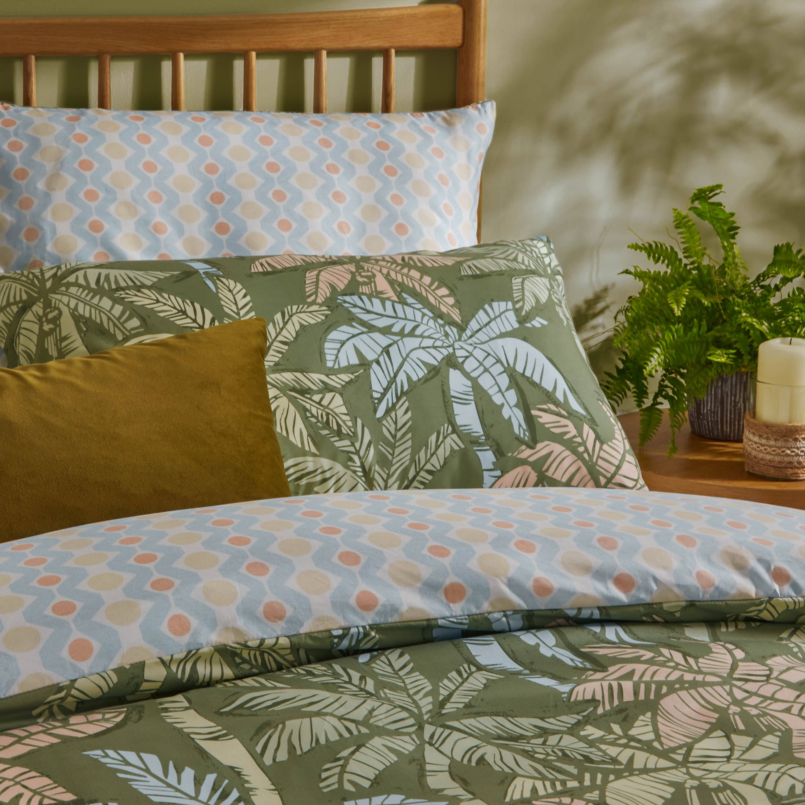 Kentia Printed Soft Touch Duvet Cover Set