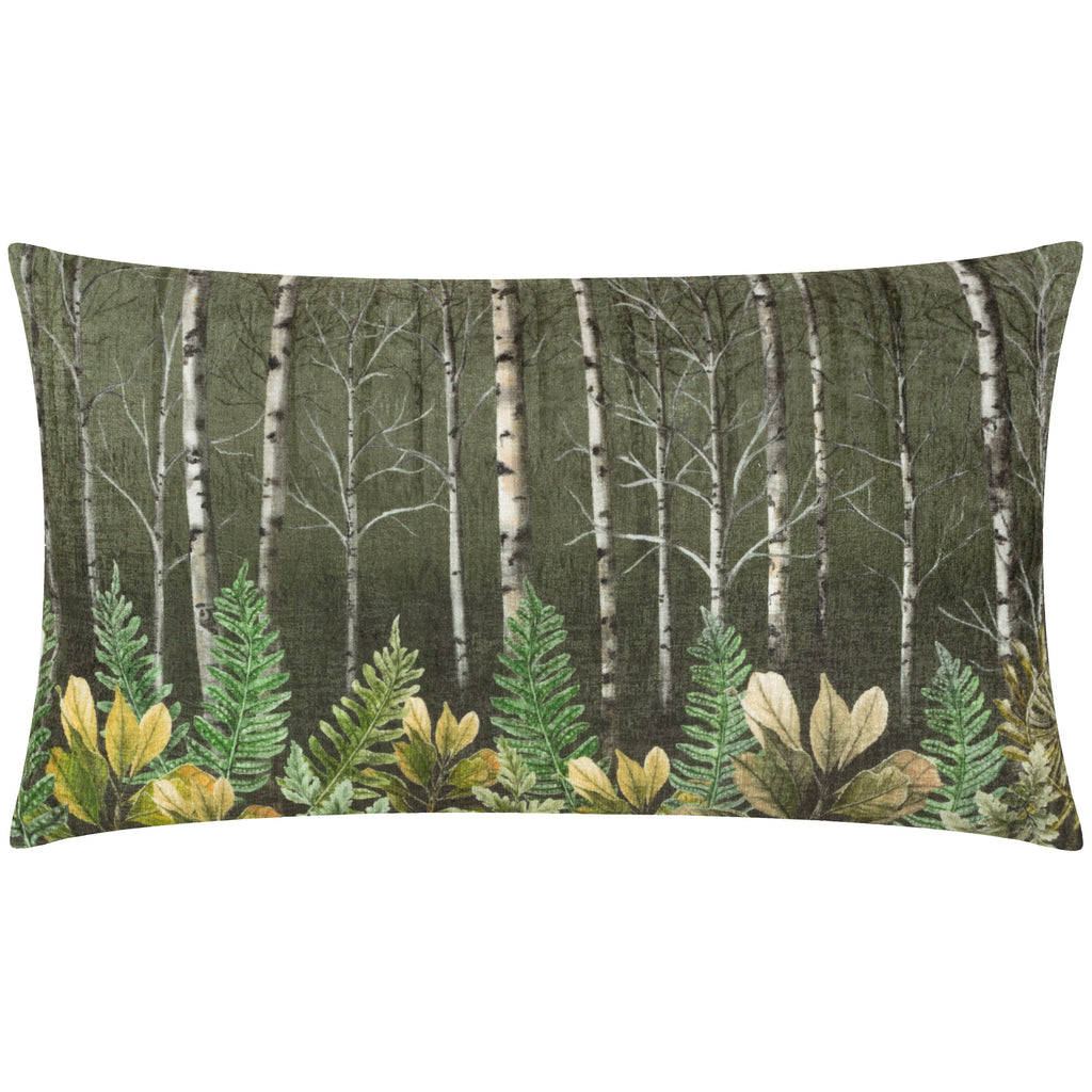 Kielder Forest Haldon Printed Velvet Cushion