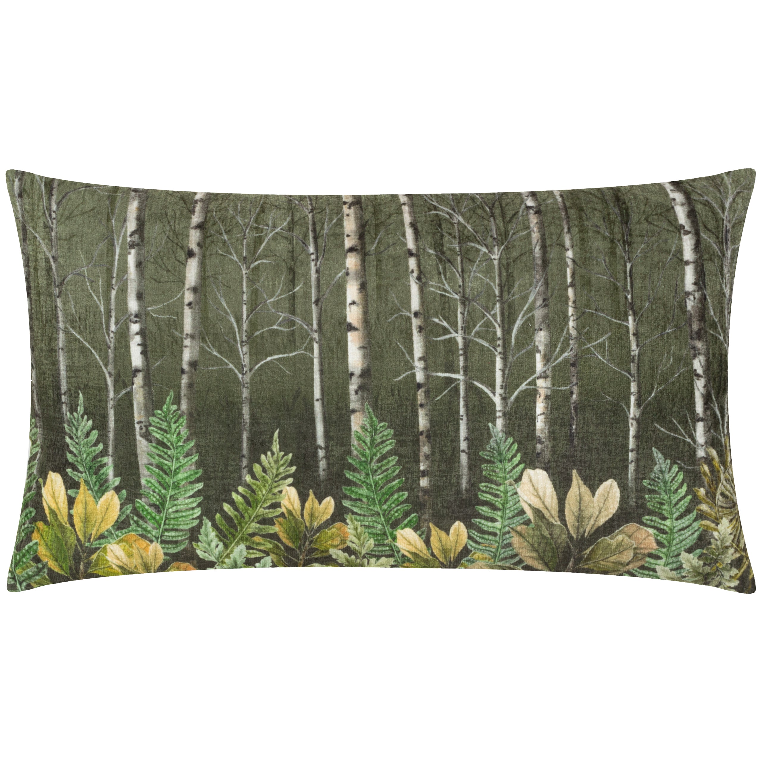 Kielder Forest Haldon Printed Velvet Cushion