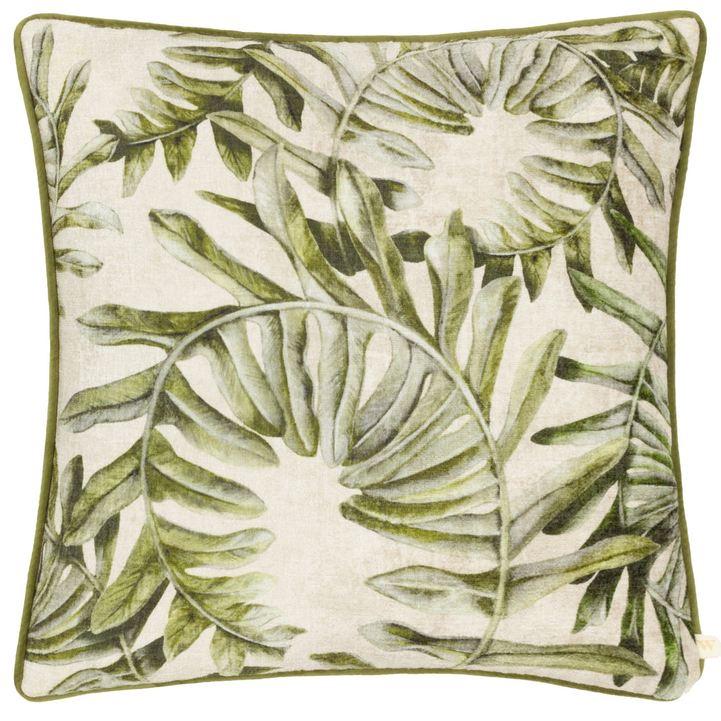 Kielder Forest  Printed Velvet Cushion