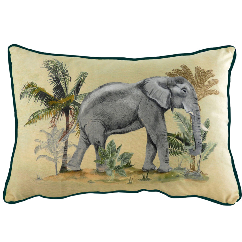 Kibale Jungle Elephant Cushion