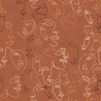 Kindred Abstract Faces Duvet Cover Set