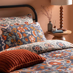 Kinfolk Printed Reversible Duvet Cover Set