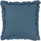 Kirkton Floral Pleat Fringe Cushion