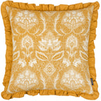 Kirkton Floral Pleat Fringe Cushion