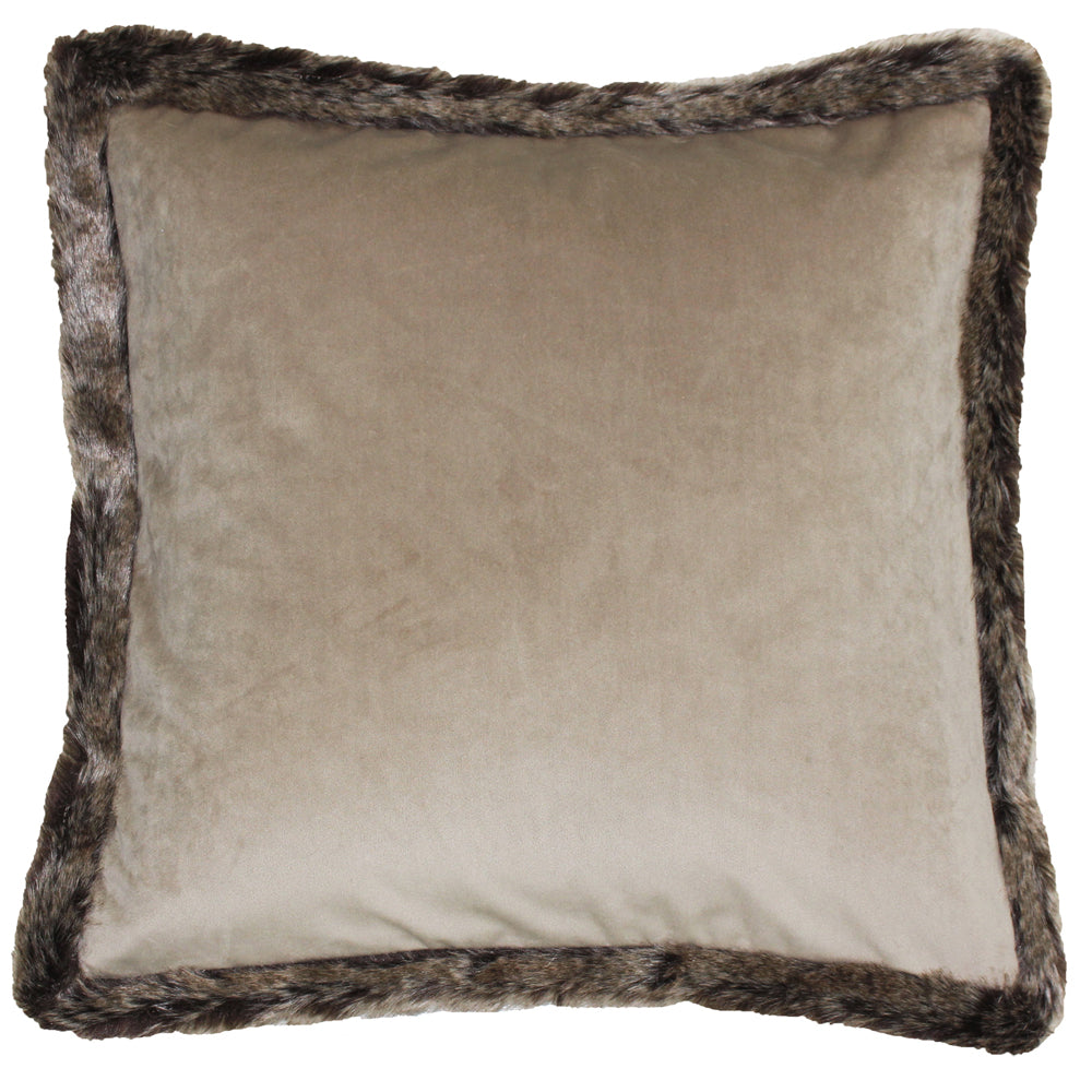 Kiruna Faux Fur Trim Cushion