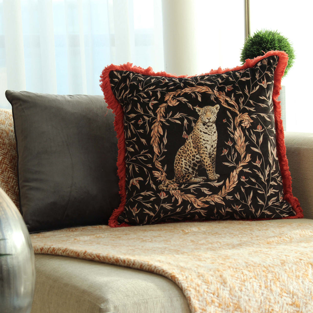 Kitraya Leopard Cushion